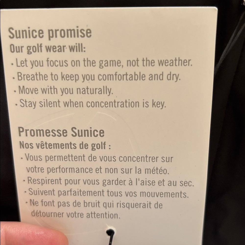Sunice Keira Wind Vest Golfwear 1896 lightweight black windbreaker vest Black - Picture 7 of 11